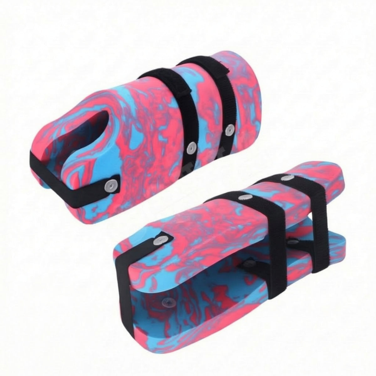 Swim Cuffs with Straps Adjustable Flotation Sleeves Resilient Buoyancy Aid for Pool Training