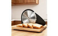 Stainless Steel Serrated Blade Adjustable Thickness Bread Cutter Uniform Cutting Manual Bread Cutter Easy to Operate for Home Bakers, Bakery