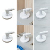 Compact Vacuum Plate with Elbow Resistant Skimmer Vacuum Plate in-Ground Pool Accessory Compatible