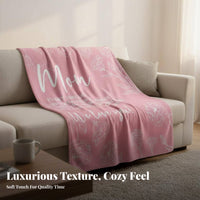 Sentimental Gift Blanket Heartfelt Message Mom Letter Blanket HD Printing