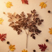 Fake Maple Leaf Branch Artificial Maple Leaf Pick Seasonal Shade Foliage for Dining Table