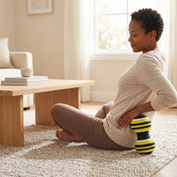 Peanut Massage Ball EVA Peanut Roller Deep Tissue Massage Ball with Stripes for Stretching