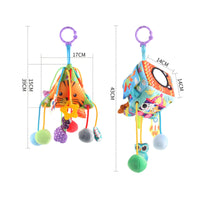 Sensory Baby Toy with Hanging Loop Tactile Stroller Toy Lightweight Interactive for Babies, Infants