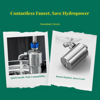 Automatic detector Faucet, Touchless Commercial Kitchen Sink Tap, Water-Saving, Easy Installation, Motion Detector, Hot and Cold Water blender