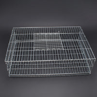 Wire Transport Cage Low-Profile Animal Transport Cage Heavy-Duty Carrier for Small Animals, Pigeons