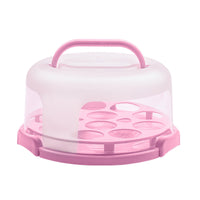 Cake Carrier with Lid and Handle Sealed for Bakers