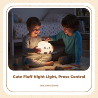 Dimmable LED night light for kids