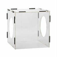 High Clarity Acrylic Grinding Dust Box Clear Vision Acrylic Dust Cover Box Safety Protection Transparent Grinding Guard Easy Cleaning for Crafters, Hobbyists, Jewelry Makers, Desktop, Craft Room