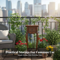 Single Pot Pedestal Floor-Standing Plant Stand robust Duty for Balcony, Gardeners