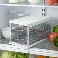Drawer Egg Storage Box Date Tracker Marker Refrigerator Egg Dispenser