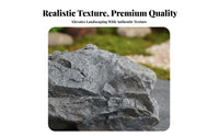 PU Simulation Stone Textured Foam Landscape Rock Versatile Decoration Fake Foam Rock for Event Planners, Stage Setting, Photography Studio