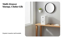 Desktop Drawer Organizer Long-Lasting Small Drawer Cabinet Non-Slip for Women