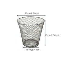 Tapered Plant Enclosure Metal Seedling Protector Black for Seedlings