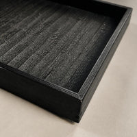 Japanese Zen Garden Solid Wood Tray Micro Landscape Base for Desktop Decor