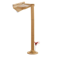 Vertical Sisal Cat Scratching Post with Cat Tree and Suction Cup Hammock