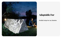 Retains Body Heat Emergency Survival Blanket Compact Emergency Mylar Blanket Tear-Resistant for Campers, Preppers, Camping, Hiking, Outdoor
