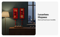 Festive Couplets, Creative Door Hanging, Auspicious Home Decor, Indoor Use