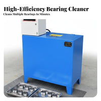 Washes up to 12 Bearings at Once Wheel Hub Bearing Washer Lid-Accessible Auto Stop Automatic Bearing Cleaning Machine Intelligent Temperature Control Automotive Parts Cleaner Single-Key Operation for Repair Technicians, Garage Owners, Maintenance Facility