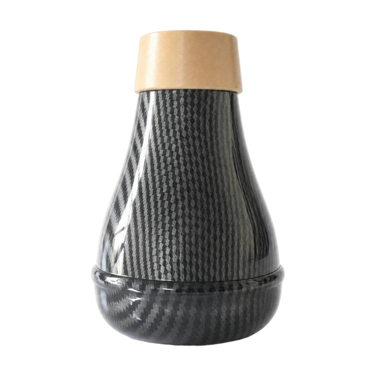 Carbon Fiber Style Brass Slide Instrument Mute Even Response Practice Mute Quiet Brass Slide Instrument Silencer Lightweight for Brass Musicians, Rehearsal