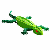 Realistic Design Wall Climbing Lizard Toy Rechargeable Controller-Operated Control Lizard LED Eyes Wall Climbing Gecko for Children, Smooth Walls, Indoor Play