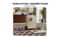 Hardside hand luggage Hard Exterior Design Ribbed Hardside for Students