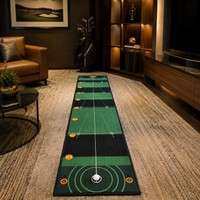 Putter Mat Putter Practice Equipment Golf Mat 50cm×300cm Home Practice Nylon Made