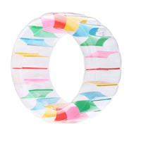 Inflatable Water Wheel Thick PVC Colorful Inflatable Tube Aquatic Fun Roller Tube for Kids, Outdoor, Pool