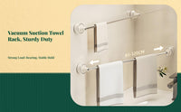 No-drill suction towel bar