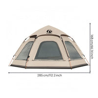 Hexagonal Tent Mesh Openings Automatic Tent Foldable for Families