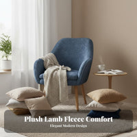 Upholstered Armchair Ergonomic Design Upholstered Tub Chair Long-Lasting Frame