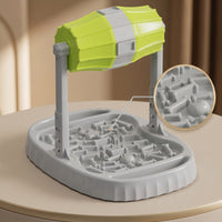 Rotating Dog Feeder Anti-Gulping Food Dispenser for Pets, Cats