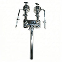 Drum Mounting Bracket Compact Drum Clamp with Support Rods Adjustable Mount Holder for Drummers