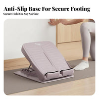 Adjustable Slant Board Portable Design Leg Stretcher Padded Heel Rest