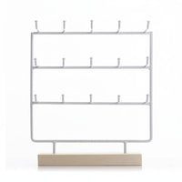 Sturdy Metal Frame Earring Display Rack Large Capacity Earring Card Holder Minimalist Design Household Storage for Women, Craft Fair