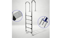 Stainless Steel Pool Ladder in-Ground 5-Step Pool Ladder Heavy Duty for Hotel Managers, in-Ground Pools
