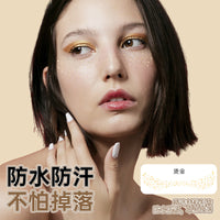 雀斑纹身贴烫金烫银防水防汗持久欧美雀斑贴闪粉星星化妆派对妆容