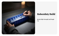 Multi-Compartment Utility Box Divided Compartments Parts Organizer for Hobbyists