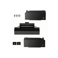 Metal Pin Black Refrigerator Door Latch Assembly Matte Finish ABS Fridge Door Latch Compact Appliance Part Secure Closure
