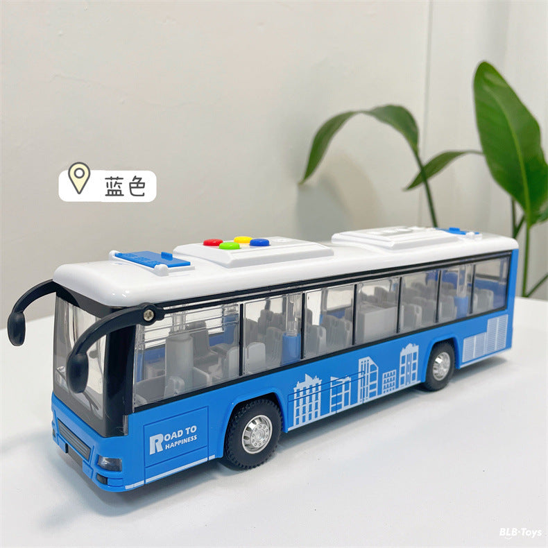 Blue / Single Layer Bus