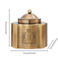 Metal Canister Lidded Containers Premium for Kitchen