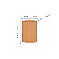 Rectangular Wooden Food Tray Multipurpose Nesting Bamboo Trays for Dining Room