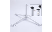 Folding Umbrella Stand Space-Saving Cross Umbrella Base Cross Brace Stand Kit Heavy Duty Weatherproof for Vendors, Garden, Beach