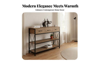 Minimalist Design Narrow Console Table Space-Saving Display Stand Multi-Purpose Household Furniture adaptable for Homeowners, Apartment Dwellers, Interior Designers, Entryway, Hallway, Living Room, Bedroom