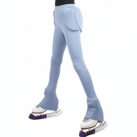 Girls Skating Leggings, Protective, Training, Black