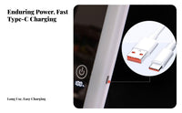 Portable Lighted Vanity Case 3 Color Lighting Modes Travel Accessory for Bedroom