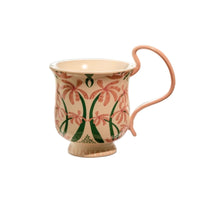 Ceramic Mug with Handle Glazed Coffee Cup Flared for Home Office