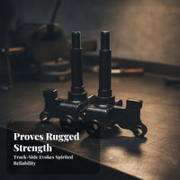 Steering Joints | Threaded Upper Shaft, Front Left and Right Steering joints Spindles, Textured, for ATV