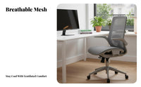 Ergonomic Mesh Chair with Headrest Adjustable Armrests Office Furniture