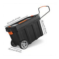 Rolling tool box for garage