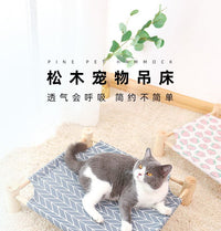 狗狗行军床宠物凉席夏季降温神器透气防潮离地狗窝比熊四季用可拆